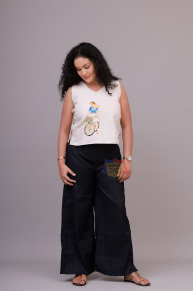 Hand pained women clothes 